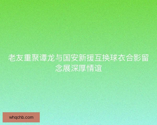老友重聚谭龙与国安新援互换球衣合影留念展深厚情谊